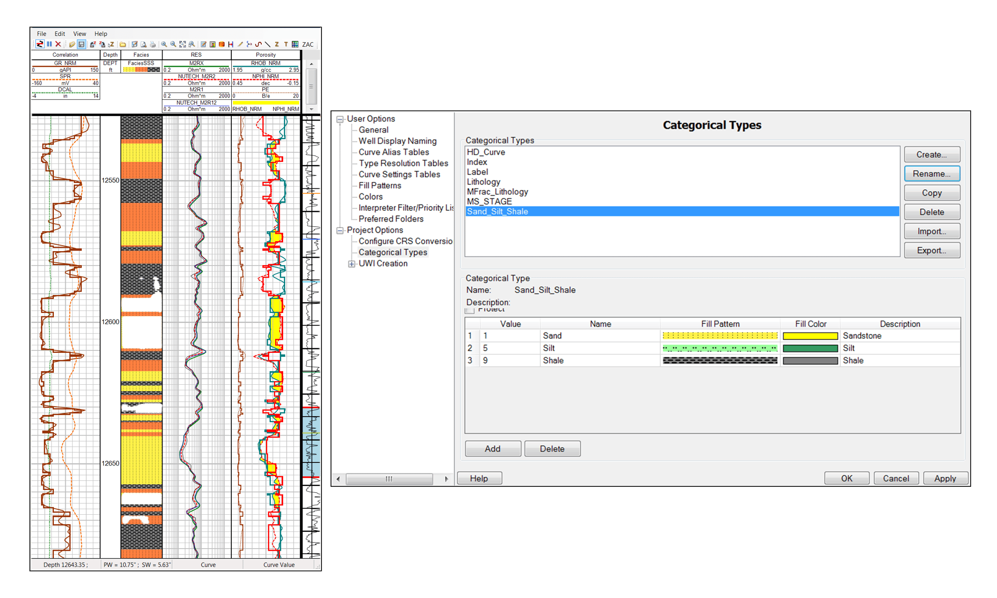 Facies_LogPlot